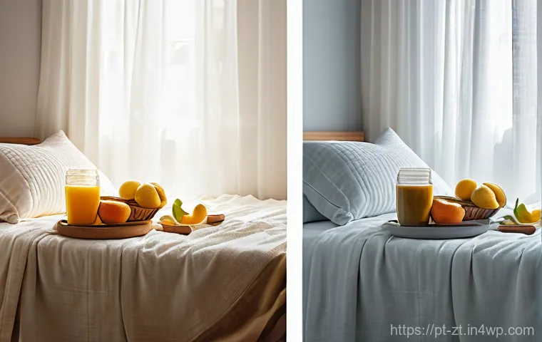 정신적 회복탄력성과 생활의 질 향상 - A tranquil home environment focusing on daily self-care and organization. A woman in comfortable, mo...