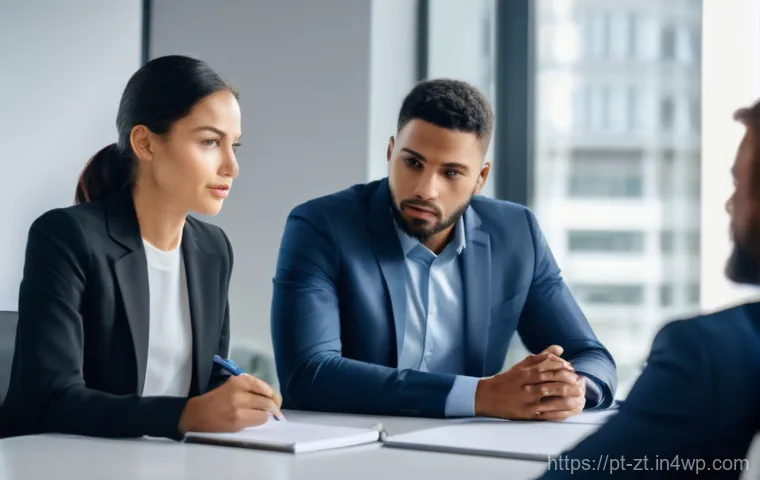 정신적 회복탄력성과 직장 내 갈등 해결 - A confident, diverse female professional in her early 30s, dressed in stylish business casual attire...